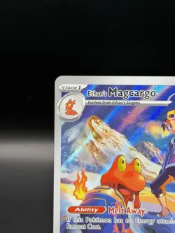 Pokemon TCG Ethan’s Magcargo 222/217 Ascended Heroes IR NM - Image 2