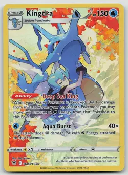 Pokemon Kingdra TG03/TG30 Astral Radiance Trainer Gallery Holo NM - Image 1