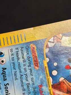 Pokemon Card - Azumarill Aquapolis SWIRL H4/H32 Holo Holo Rare - Image 4