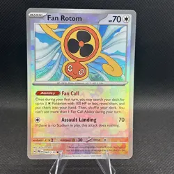 SV: Prismatic Evolutions #085/131 Fan Rotom Master Ball Pattern- Pokemon TCG NM - Image 1