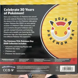 Pokemon TCG: Pokemon Day 2026 Collection Box - 30th Anniversary - IN HAND 🔥 - Image 2
