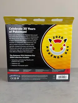 Pokemon TCG: Pokemon Day 2026 Collection Box 30th Anniversary New & Sealed - Image 3