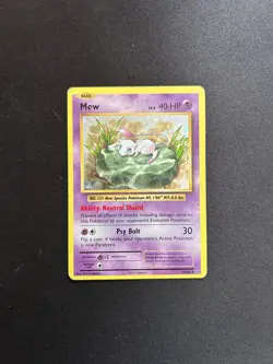 Mew 53/108 Evolutions Holo Pokemon - Moderately played MP - Image 1