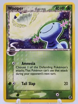 Wooper (Delta Species) 71/101 Pokemon TCG Dragon Frontiers Regular LP - Image 1