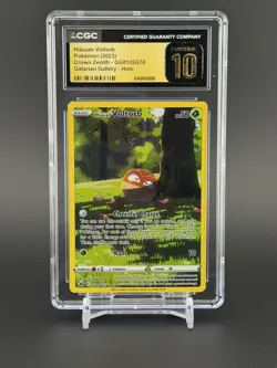 Pokemon HISUIAN VOLTORB (2023) CROWN ZENITH - GG01/GG70 CGC PRISTINE 10 - Image 1