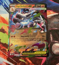 Mega Charizard X ex 13/94 Phantasmal Flames Double Rare Pokemon TCG - Image 1