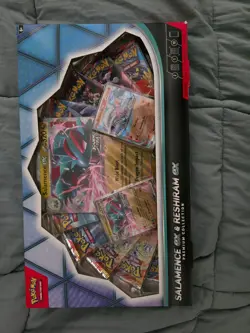 Salamence ex & Reshiram ex Pokemon TCG Premium Collection Box - Image 1