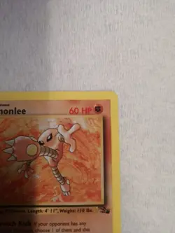 Pokemon TCG Hitmonlee 22/62 Fossil Unlimited Non Holo - Image 4