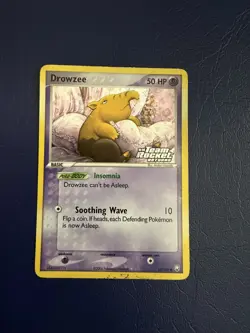 Pokemon Drowzee (54/109) (Stamped) EX: Team Rocket Returns​ Holo - Image 1