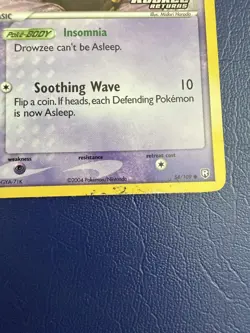 Pokemon Drowzee (54/109) (Stamped) EX: Team Rocket Returns​ Holo - Image 2