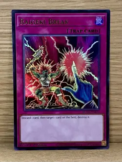 Yugioh! Raigeki Break BLGG-EN131 [Ultra Rare] Glorious Gallery Foil NM/M - Image 1