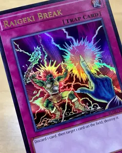Yugioh! Raigeki Break BLGG-EN131 [Ultra Rare] Glorious Gallery Foil NM/M - Image 3