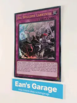 YuGiOh 1st Edition Big Welcome Labrynth RA04-EN104 Ultra Rare - MN - Image 1