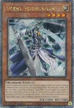 Yu-Gi-Oh! TCG RA02-EN011 Silent Swordsman (Quarter Century Secret Rare) NM - Image 1