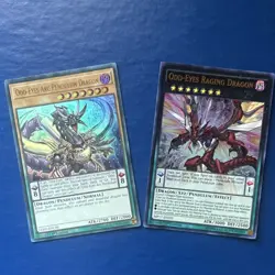 Yu-Gi-Oh! Odd-Eyes Arc Pendulum Dragon & Raging Dragon Lot 2 English 1st Edition - Image 1