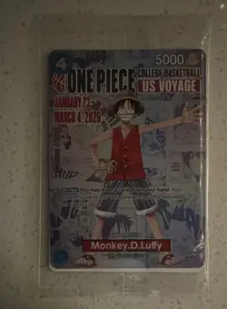 Bandai Namco Monkey.D.Luffy P-055 One Piece Promotion Cards English Card Game - Image 1