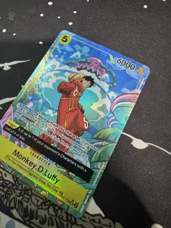 Monkey D. Luffy One Piece OP08 Treasure Rare Parallel English OP07-109 SR Alt - Image 2