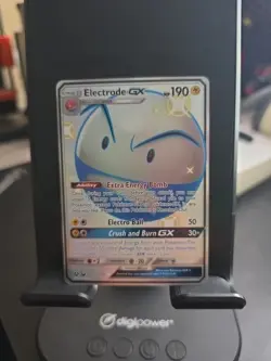 Pokemon S-Chinese Sun&Moon CSM1bC-186 Electrode GX PTCG Holo Mint New Sku911 - Image 1