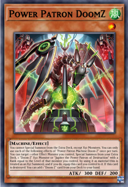 Yugioh! Power Patron DoomZ DOOD-EN011 SUPER RARE Doom of Dimensions PREORDER - Image 1