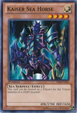 Yugioh! Kaiser Sea Horse - YSKR-EN016 - Common - Unlimited Edition Near Mint - Image 1