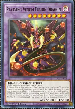 Starving Venom Fusion Dragon LDS3-EN073 Legendary Duelists: Season 3 1st Yugioh - Image 1
