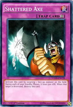 Yugioh! Shattered Axe - YGLD-ENC38 - Common - 1st Edition Near Mint - Image 1