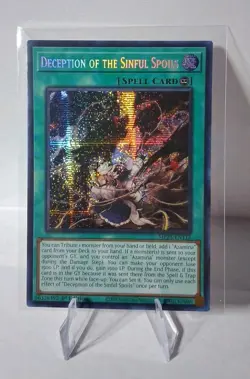 Yugioh Deception of the Sinful Spoils MP25-EN113 Prismatic Secret Rare NM - Image 1
