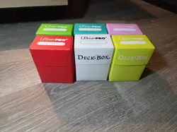 Ultra Pro 60 Card Deck Box Set of 6 Magic, Pokemon, Yugioh, Lorcana, Storage Box - Image 4