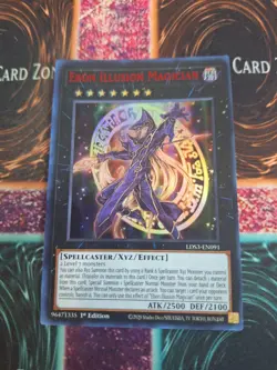 Yugioh Ebon Illusion Magician LDS3-EN091 Red Ultra Rare 1st Edition Near Mint - Image 1