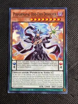 3x YuGiOh! - Performapal Odd-Eyes Dissolver MP25-EN446 Common 1st Edition NM - Image 2