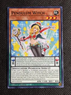 3x YuGiOh! - Pendulum Witch MP25-EN378 Common 1st Edition Near Mint - Image 2