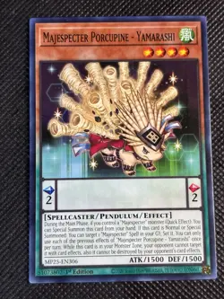 3x YuGiOh! - Majespecter Porcupine - Yamarashi MP25-EN306 Common 1st Edition NM - Image 2