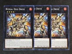 3x YuGiOh! - Ryzeal Duo Drive MP25-EN439 Common 1st Edition Near Mint - Image 1
