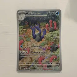 Wugtrio 224/091 Paldean Fates Illustration Rare Full Art Holo - Image 1