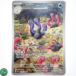 Pokemon TCG Wugtrio 224 Paldean Fates Illustration Rare NM Near Mint - Image 1