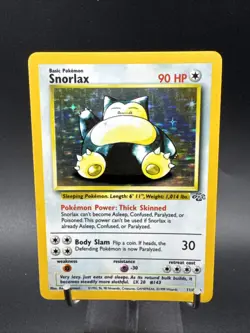 Pokemon Card Snorlax Holo Unlimited Jungle Set WotC 1999 Ultra Rare 11/64 - Image 1