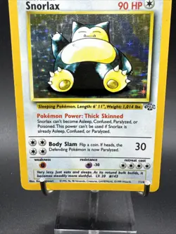 Pokemon Card Snorlax Holo Unlimited Jungle Set WotC 1999 Ultra Rare 11/64 - Image 4