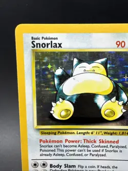 Pokemon Card Snorlax Holo Unlimited Jungle Set WotC 1999 Ultra Rare 11/64 - Image 5