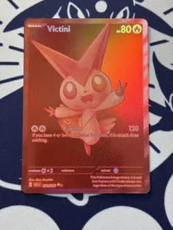 Victini 171/086 Ultra Rare Full Art Holo Black Bolt - Black & White Pokemon READ - Image 1