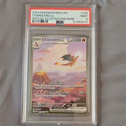 PSA 9 Charizard ex 199/165 Special Illustration Rare Pokemon 151 Pokemon Card - Image 1