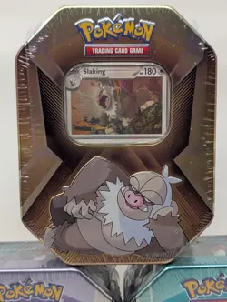 Pokemon TCG Triple Whammy Tin Set Of 3 Darkrai Slaking Tyranitar New Sealed - Image 5