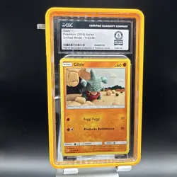 CGC GRADED Pokemon TCG 2019 Unified Minds Italian Gible 112/236🔥RECORD HOLDER🔥 - Image 1