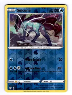 Suicune SWSH03: Darkness Ablaze #037 (2020) Reverse Holo NM Pokemon - Image 1