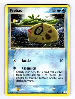 Feebas Hidden Legends #61 (2004) Common NM Pokemon - Image 1