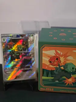 Pokemon TCG Metal Deck Box Scovillain Storage Tin Chinese Version with Magnet - Image 3