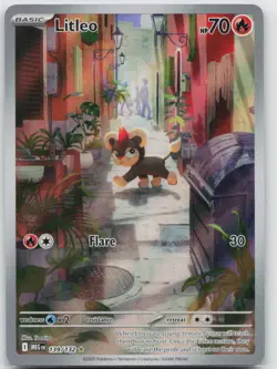 Litleo Illustration Rare ME01: Mega Evolution 139/132 Pokemon TCG - Image 1