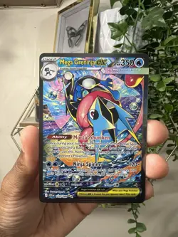 Mega Greninja EX 116/086 SIR - Chaos Rising - Special Illustration Rare Pokemon - Image 1