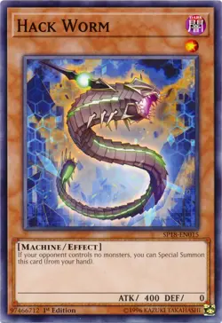 Hack Worm - SP18-EN015 - Common - 1st Edition Near Mint Yugioh! Card - Image 1