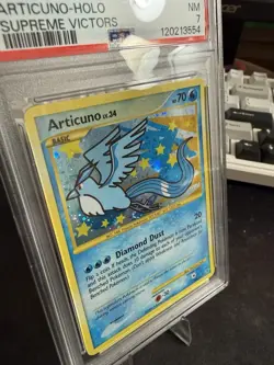 PSA 7 NM Articuno Holo #148 Pokemon Platinum Supreme Victors 2009 - Image 3