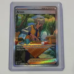 The Pokemon Company Arven 249/198 SV01 Scarlet & Violet SIR Full Art Holo Eng - Image 1